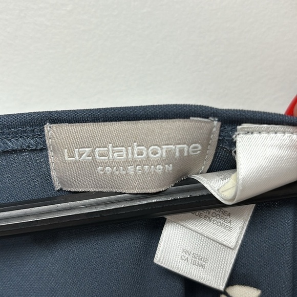 Liz Claiborne Womens Polka Dot Set sleeveless shirt size L - Picture 6 of 14